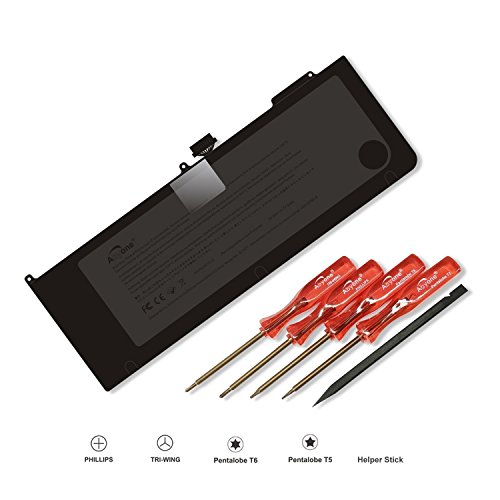 Abyone 7000mAh Laptop Akku für MacBook Pro 15 inch A1286 (Nur für Mid 2009 2010 Aluminum Unibody) Apple A1321 020-6380-A 020-6766-B 661-5211 661-5476 Laptop Akku - 10.95V/77.5Wh