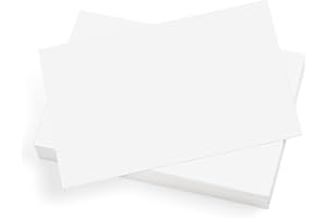 OFFCUP Postcard Paper Cardstock, 54pcs Blank Message Paper, 300gsm 10 * 15cm White Blank Post Cards (Both Sides Blank) Index Cards Set Blank for DIY, Printable Postcards Set, Right Angle