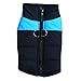 Produktbild Lidahaotin Winter-Hundeweste Mode Haustier Daunenjacke Warm Cotton Zipper Closlure Hunde-Bekleidung für die Meisten Hunde Blau M