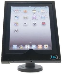 Hypertec KC004PHY Pole Stand with Home Button Covered Enclosure for iPad - Black