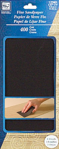 Preisvergleich Produktbild Unbekannt Loew Cornell Schleifpapier, fein, 3 Stück