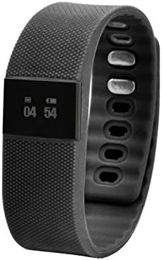 Fenrad® TW64 4.0 Bluetooth Smart Bracelet Wrist Watch Support Healthy Pedometer Wireless Activity Tracker Clock Call Reminder for iPhone Android (Black)