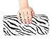 Tinksky Half column Shaped Zebra Stripe Nail Art Manicure Soft Hand Rest Cushion Pillow