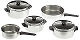  Edelstahl-Topfset