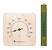 Produktbild Lantelme 6350 Saunazubehörset Sauna und Badezimmerthermometer - Saunazubehör Set mit Saunathermometer und Badezimmer Thermometer Analog