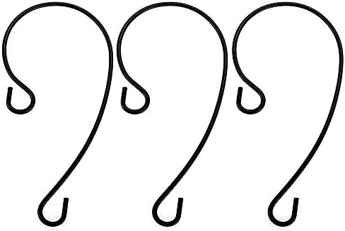3Pack CW3192 Multifunctional Steel S Shaped Hanging Hooks, WandLee Hangers for Bird Feeders, hang plant & flower pots