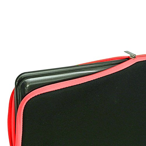 LUPO 15,6 Zoll Laptop Hülse Fall Tasche – Schock und Wasserdicht Neopren Reiseschutz für MacBook Pro, Laptops, Notebooks - 2