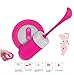 Produktbild GyAfam Nach spaß Spielzeug, G-Punkt für Frauen Massagegerät zu stimulieren, rosa Silikon 14 * 3 cm, Fernbedienung Teleskopantenne Selbstbefriedigung vibrator