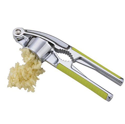 haoyishang Premium Edelstahl Zink Legierung Knoblauchpresse Gadget Ginger Knoblauch Druckmaschinen Nussknacker Crusher leicht zu reinigen Küche Werkzeug