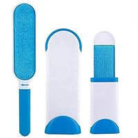 Lint Brush - Pet Hair Remover Brush - Dog & Cat Fur Remover with Self-Cleaning Base - efficient Double Sided Animal Hair Removal Tool - Perfect for Clothing, Furniture, Couch, CarPet, Car Seat