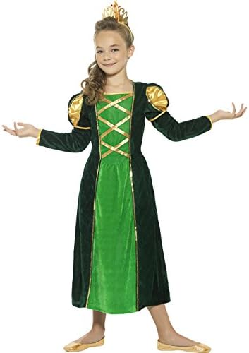 Carnival Bud – Frog King Princess Costume for Children – 104 – 170, Multi, 4 – 15 Years