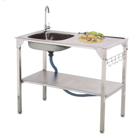 Preisvergleich Produktbild Edelstahl-Gartenwaschtisch