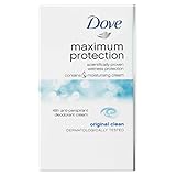 Dove Maximum Protection Original Clean Anti-Perspirant Cream 45 ml - Pack of 3