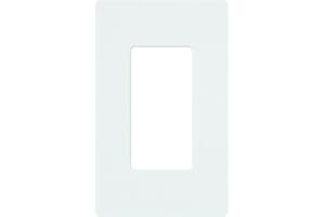 Lutron Claro CW-1-WH-96 Wandplatten, 1 Gang, Weiß, 96 Stück