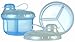 Nuby Milk Powder Dispenser, Colors May Vary