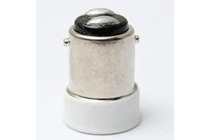 Bluelover Petite Baïonnette Sbc B15 À Petite Vis Ses E14 Ampoule Titulaire Adaptateurconvertisseur-Blanc