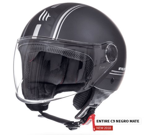 Casco Mt Jet Street Entire, color Negro Mate, T.XL