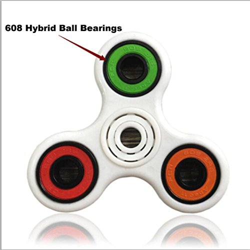 Tefamore 3pcs 608 Kugellager miniatur Rillenkugellager Für Tri-Spinner Hand Spinner EDC Fidget Spielzeug 2.2 X 2.2 X 0.7cm - 2