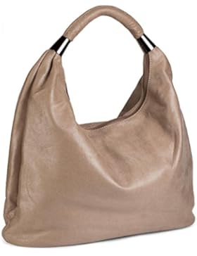 styleBREAKER Handtasche, Beuteltasche im Vintage Design, Hobo Bag, Schultertasche, Tragetasche, Damen 02012050