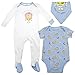 Disney Kids Three Piece Romper Baby Boys Handkerchief Bib Baby Grow Onesie Buzz Lightyear 0-3 Mnth