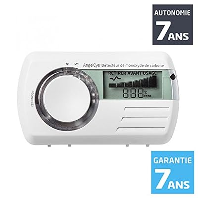 AngelEye Detecteur de monoxyde de carbone Memory