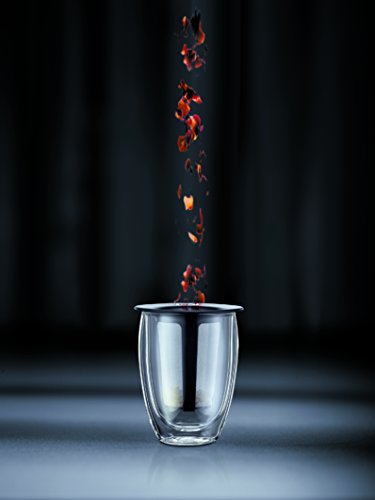 Bodum TEA FOR ONE Teeglas mit Kunststofffilter (Doppelwandig, Isoliert, 0,35 liters) schwarz - 2