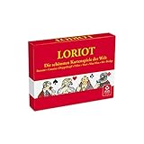 ASS 22571007 Loriot Romm, Canasta-Bridge, Kartenspiel, 2 x 55 Karten - 