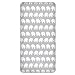 LHE Baby COT CRIB MOSES BASKET patterned fitted sheets size 38x80 40x90 120x60 140x70cm 100% cotton 47 DESIGNS (CRIB 40X90cm, 12-WHITE ELEPHANTS ON GREY)