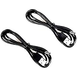 Sisthirth 2 Pack Cavo Adattatore di alimentazione da USB DC Barrel JACK 5V Caricatore (5.5 * 2.1mm)