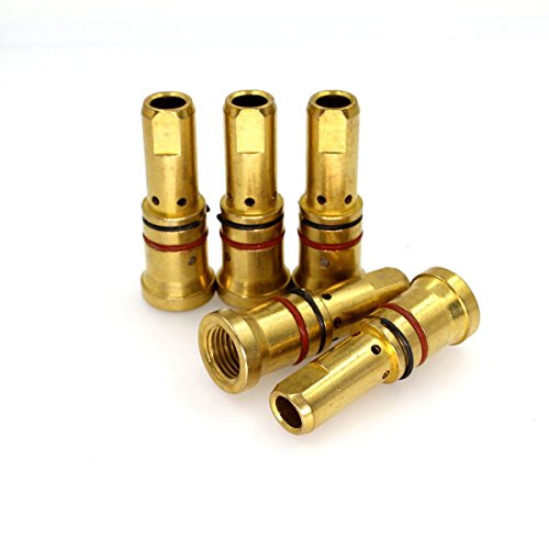 MIG/MAG Tube Style Gas Diffuser Head Assembly 4335 for Bernard Elliptical Series Welding Guns 5pcs