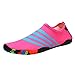 Produktbild Daysing Badeschuhe Surfschuhe Strandschuhe Barfussschuhe elastischer Stoff Farbabstimmung Streifen Schuhe für Damen Herren