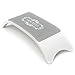 DANCINGNAIL Acrylic&Rubber Nail Art Cushion Pillow Salon Hand Holder Nail Arm Rest Manicure Accessories Tool Equipment white