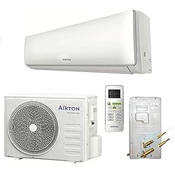 Airton Climatiseur réversible prêt à poser 3400W 12000 BTU pré-chargé en gaz R32 (PAC AIR/AIR) - vendu sans liaison Readyclim [Classe énergétique A++]
