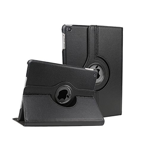 COOSA iPad 9.7 case 2017 neue 360 °drehende rundum Schutzhülle für iPad mit Schlaffunktion / Automatische Wecker ipad 9.7 schutzhülle 2017 neuest hülle (Schwarz) - 7