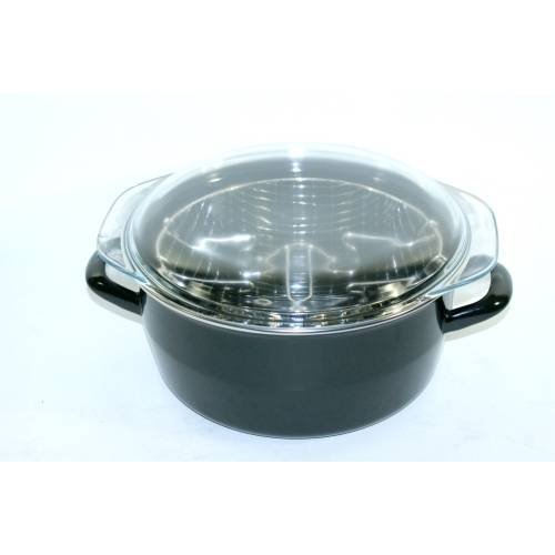FRITEUSE BAUMALU 26 CM 5 L NOIRE EMAIL INDUCTION A12-3554