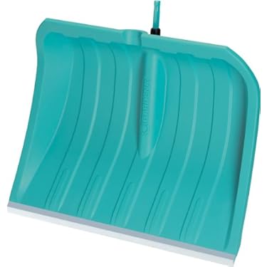 KADAX Aluminium Sneeuwschep, Sneeuwruimer Met Houten Steel En D Greep Ergonomische Robuuste Sneeuwschep 50 Cm Breed 1131208032