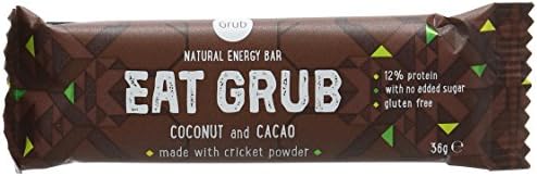 Eat Grub Natural Energy bar - Coconut & Cacao - Case of 12