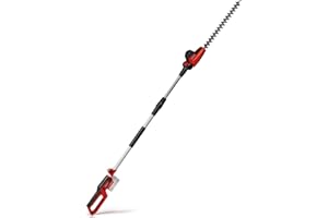 Einhell Taille-haies sur perche sans fil GC-HH 18/45 Li T-Solo Power X-Change (18 V, bloc moteur inclinable sur 7 positions) Livré sans Batterie ni Chargeur