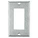 Produktbild Sunlite 50703-SU E301/S 1 Gang Decorative Switch and Receptacle Plate, Steel by Sunlite