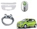 Auto Pearl Premium Quality Car Accessories Combo of Chrome Plated Car Front Grill. & Full Steel Towing Tow Cable 2000kgs 6mm Heavy Duty 4Mtr. & Godrej Click Car Air Freshner 9 ml - Green For Chevrolet Beat Type-2 RS.2201.00