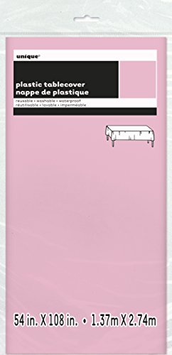 Plastik Tischdecke Pastell Rosa - 3