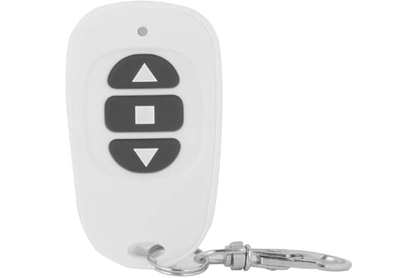 eMylo Transmetteur sans fil 3 touches Relais RF Télécommande 433 MHz Émetteur Distance jusqu'à 30-50 m pour porte de garage électrique/rideau/serrure/pompe à eau Moteur de contrôle 1 pièce