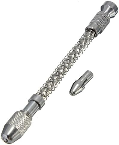 LEXPON Wood Spiral Hand Drill with Chuck for Jewelry Tool Micro Twist Bit