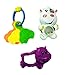Blossom Baby Teethers Rattle Toy (Set of 3 Pcs) with Various Exciting Rattle Toys for New Borns,Toddlers & Infants, Multi Color RS.199.00