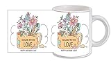Ezellohub Happy Mothers Day Mug Mummy/Mom/Women/ (Mother Printed)