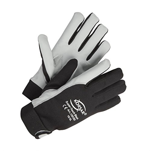 Montagehandschuhe Präzisionshandschuhe Handschuhe Super-Touch - Größe 8 - schwarz