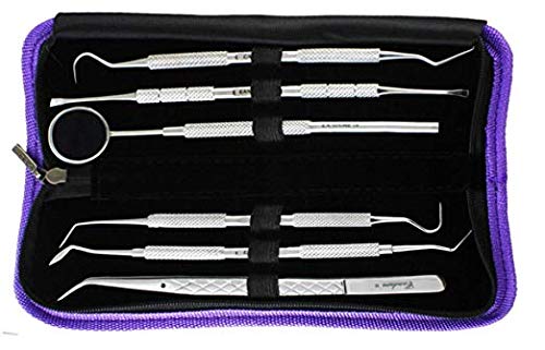 Kit Pulizia Denti Placca Tartaro Set Raschietto Per Denti Per Rimozione Kit Pulizia Denti Placca Tartaro Set Raschietto Per Denti Per Rimozione