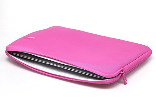 WIWU Neopren Notebook Hülle für Macbook Pro Retina 15,4 Zoll Display Wasserdicht Computer Tasche / Tablet Beutel Stoßfest Schutzhülle Klassik Stil (Pink, 15 Zoll) - 3