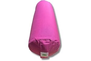 TORTUE DE JADE Bolster de Yoga Lotus épeautre Bio fabriqué en France 68 x 20 cm