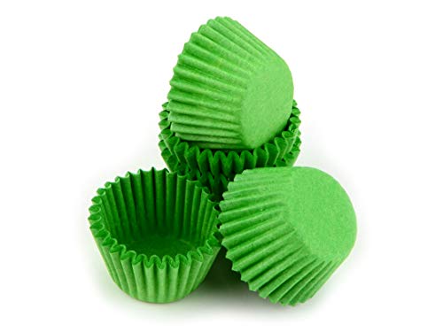 Preisvergleich Produktbild Pralinenkapseln 25mm grün 100 Stück
